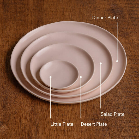 Dessert plates dinnerware by Fable Home, featured in a midnightblue color finish. – #midnightblue