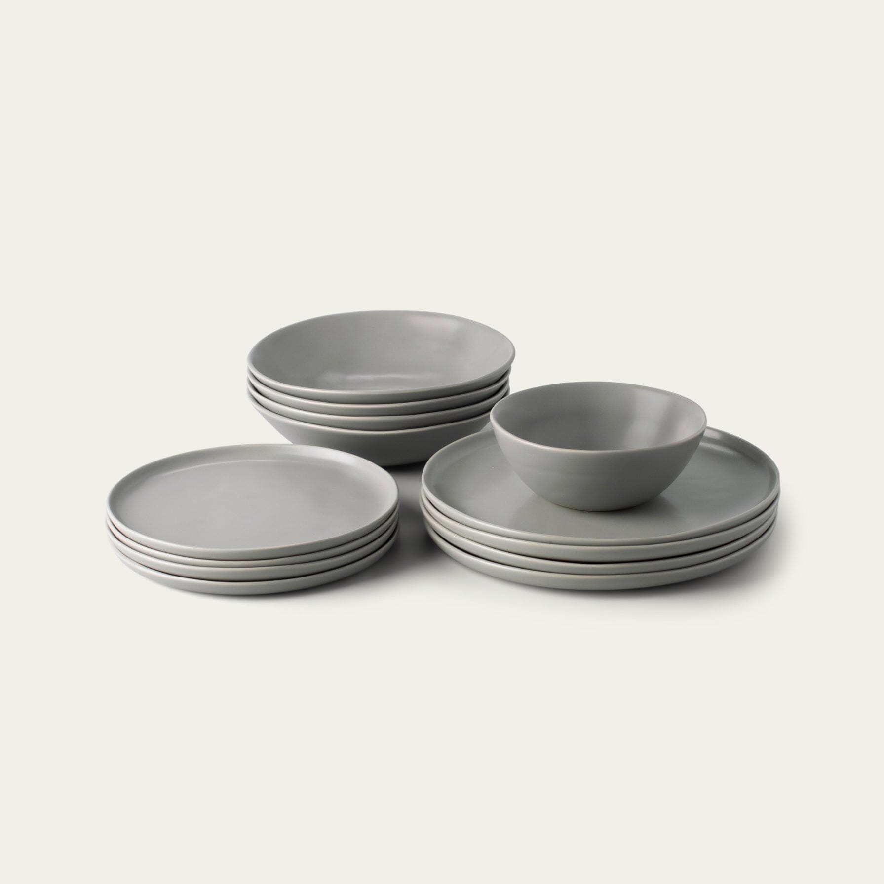 Dinnerware Set - Dove Gray