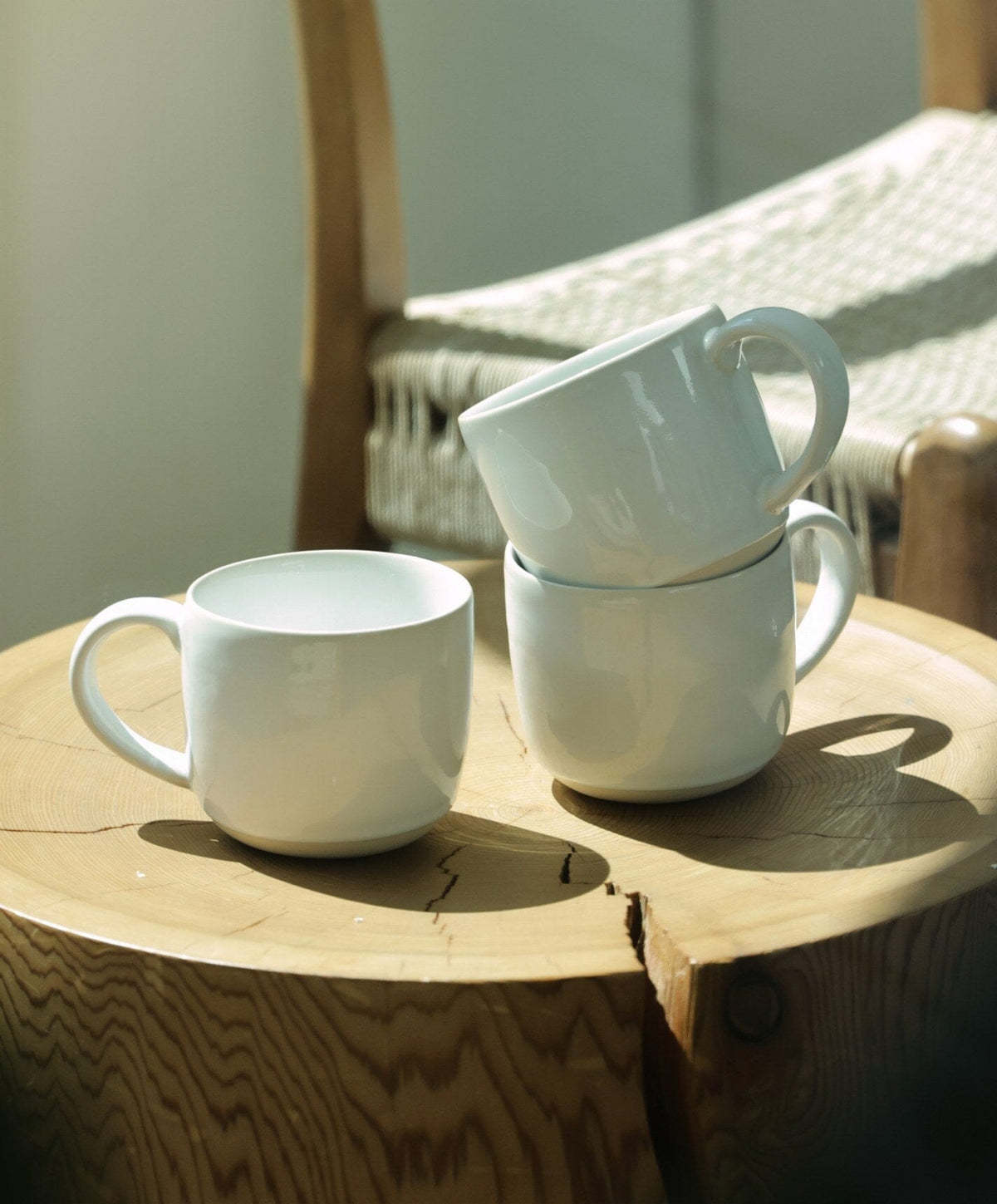 Everyday Dinnerware Set by Fable Home, shown in Pearl White.