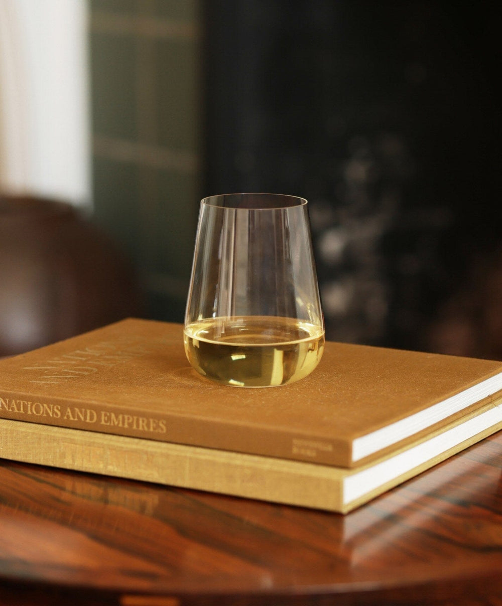 Everyday Wine Set Pro by Fable Home, shown in Clear.