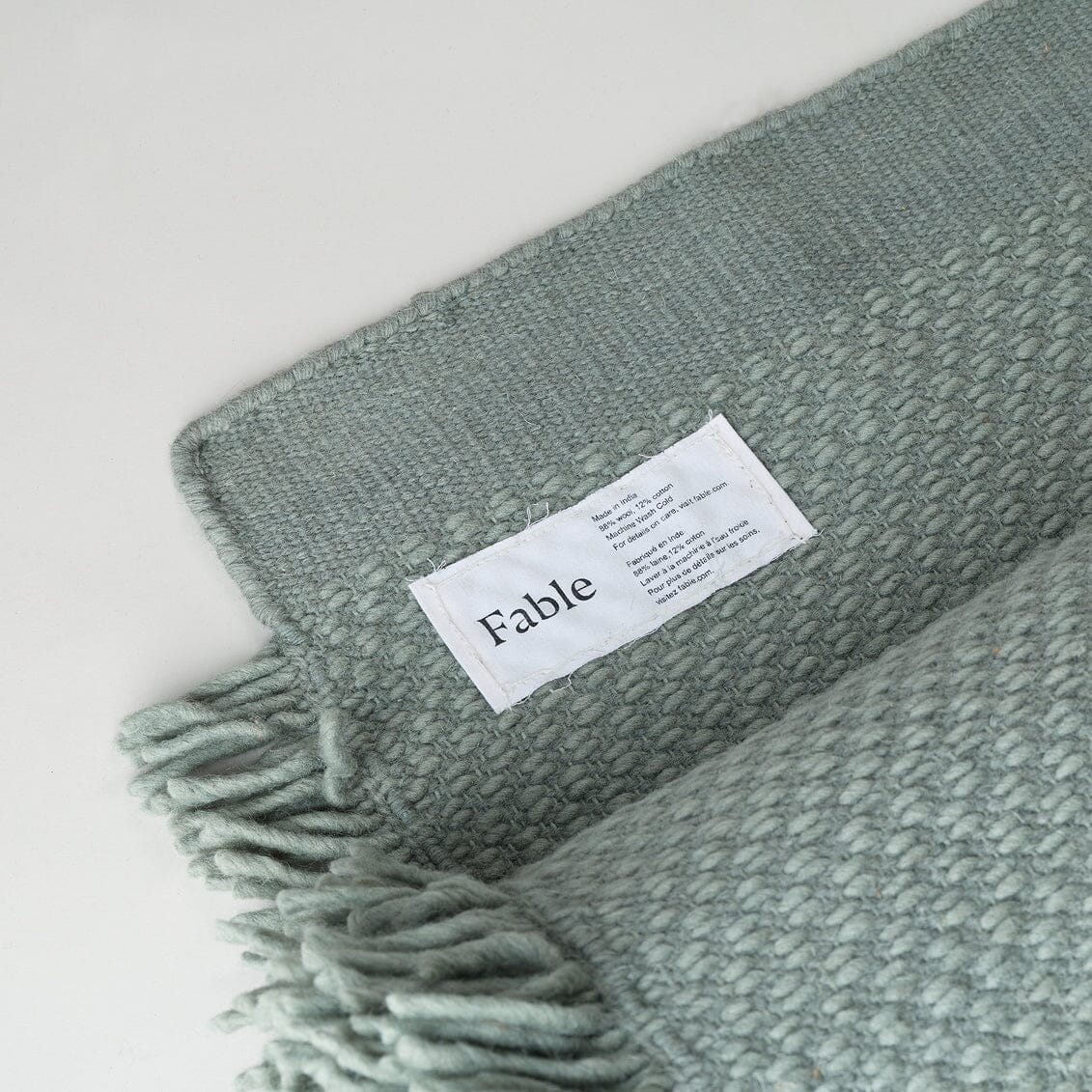 Fable Rugs Fringe Wool Rug | Handwoven Machine Washable Rug by Fable Home | Fable Home