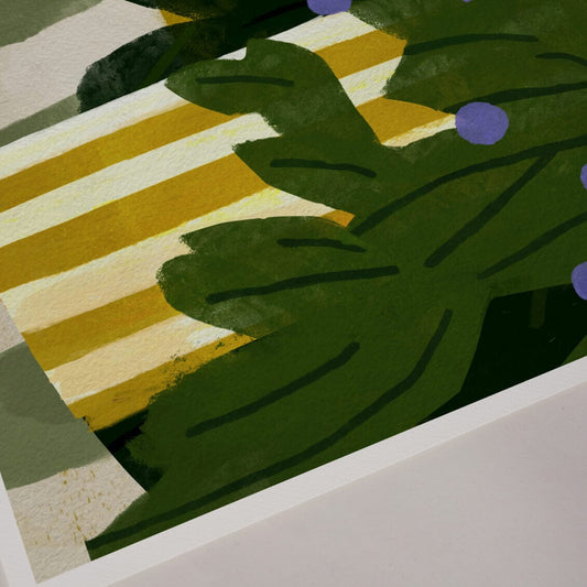 House Plant Print - 16 x 20" wall art by Fable Home, shown in a withoutframe finish. – #withoutframe