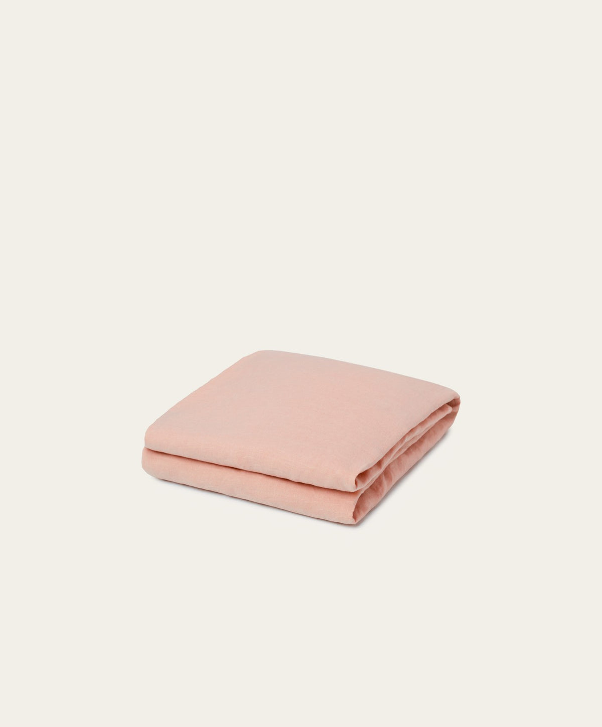Linen Fitted Sheet by Fable Home, shown in Autumn Rose.