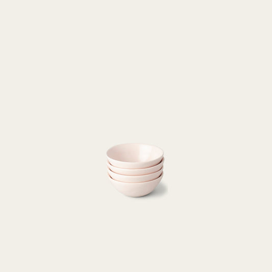 Little bowls dinnerware by Fable Home, featured in a blushpink color finish. – #blushpink