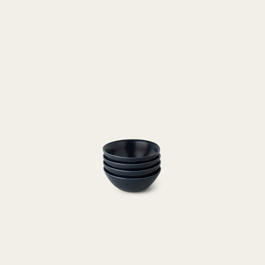 Little bowls dinnerware by Fable Home, featured in a midnightblue color finish. – #midnightblue