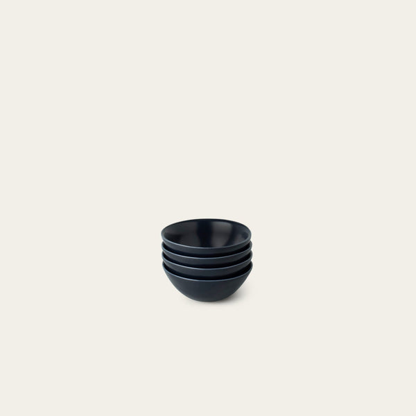 Little bowls dinnerware by Fable Home, featured in a midnightblue color finish. – #midnightblue