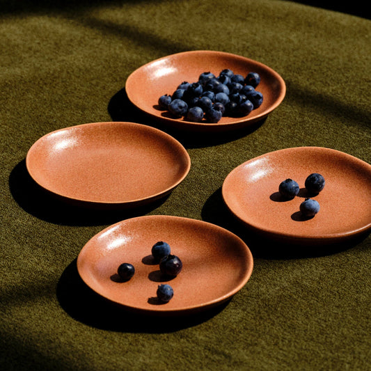 Little Plates by Fable Home, featured in a canyonclay color finish. – #canyonclay