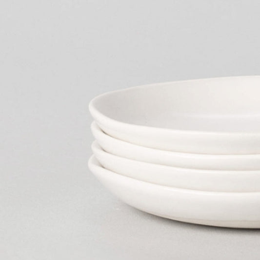 Little plates dinnerware by Fable Home, featured in a cloudwhite color finish. – #cloudwhite