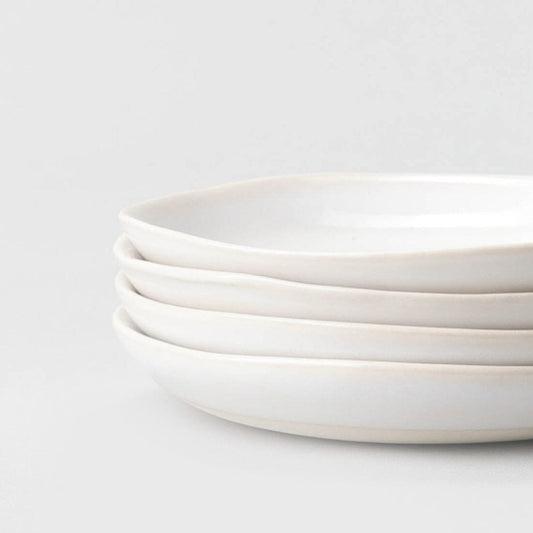 Little plates dinnerware by Fable Home, featured in a pearlwhite color finish. – #pearlwhite