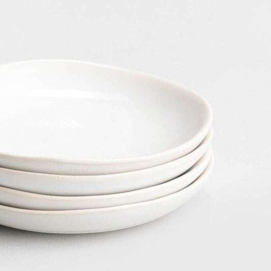 Little plates dinnerware by Fable Home, featured in a pearlwhite color finish. – #pearlwhite