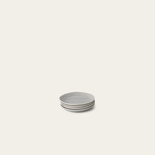 Little plates dinnerware by Fable Home, featured in a dovegray color finish. – #dovegray