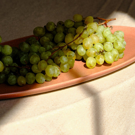 Oval Serving Platter by Fable Home, featured in a canyonclay color finish. – #canyonclay