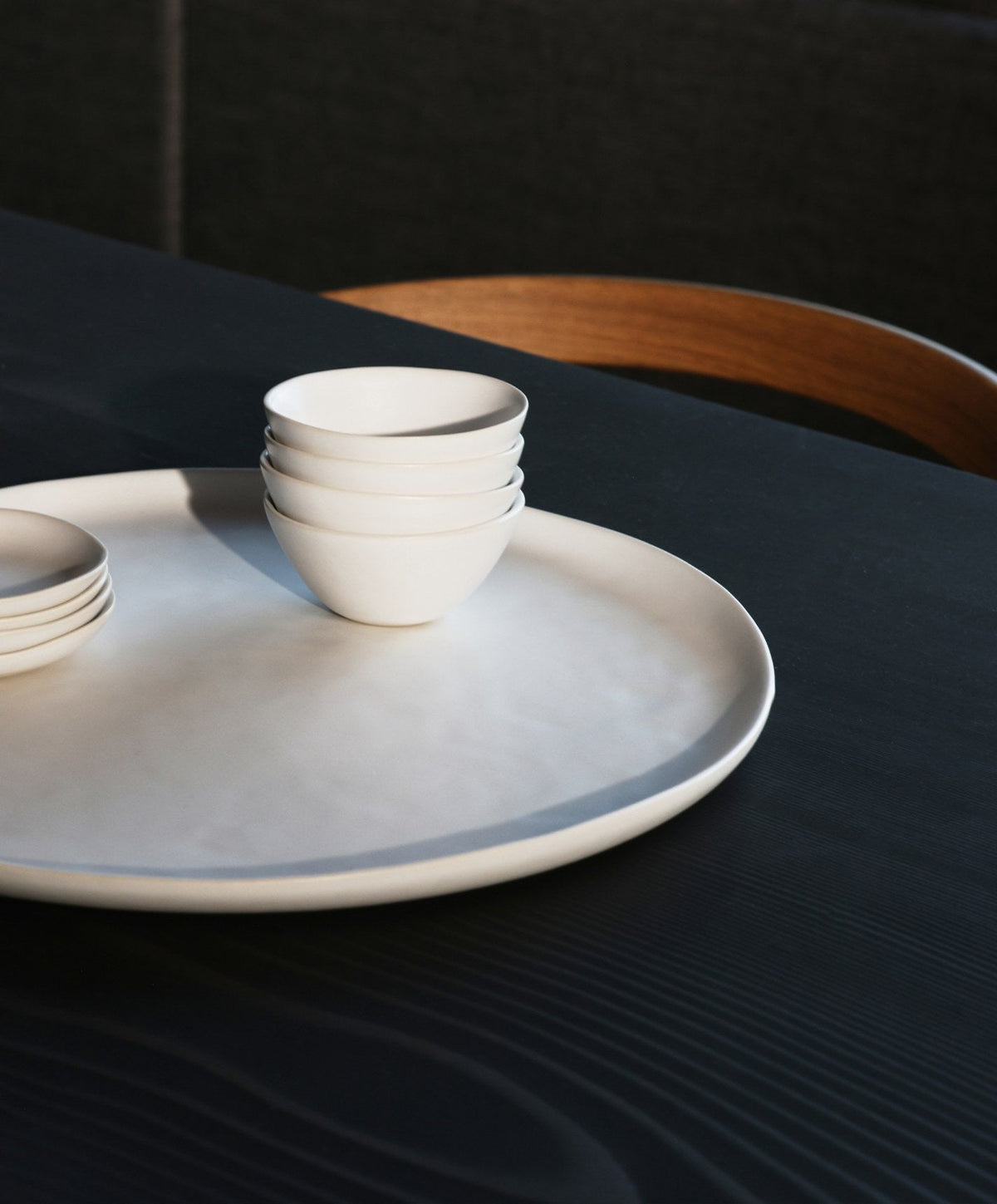 Serving Platter by Fable Home, shown in Cloud White.