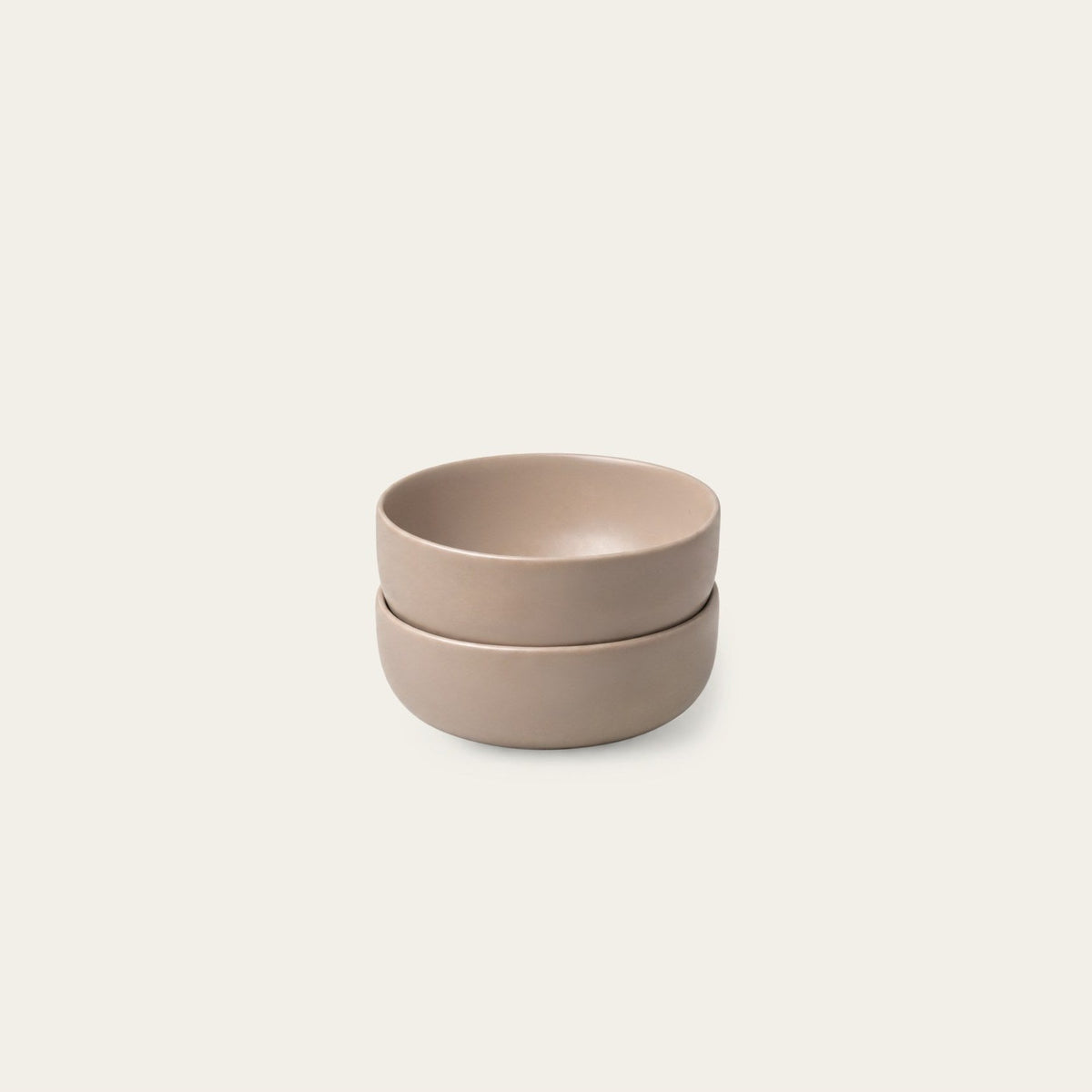 Cereal Bowls by Fable Home, shown in Desert Taupe.