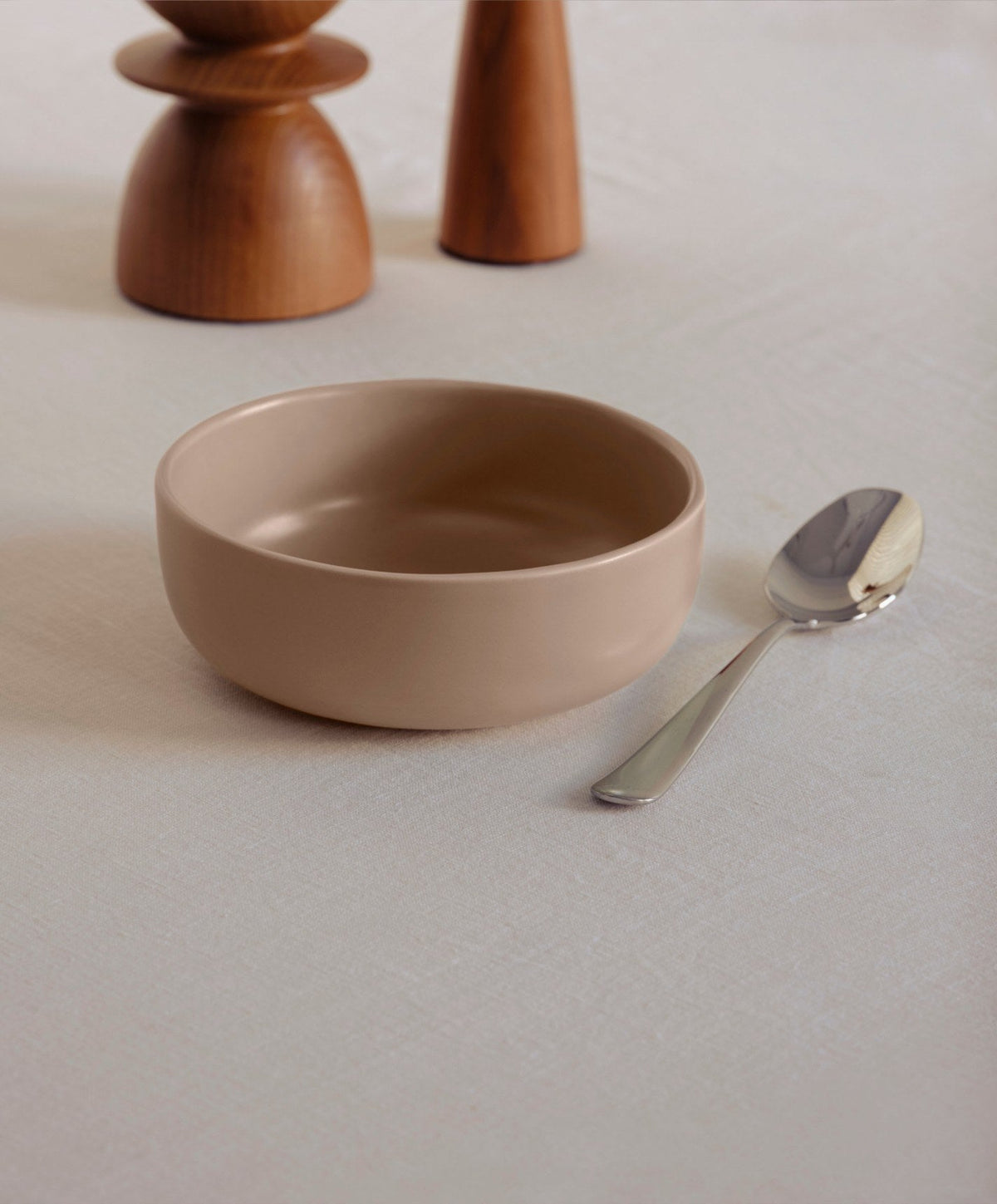 Cereal Bowls by Fable Home, shown in Desert Taupe.