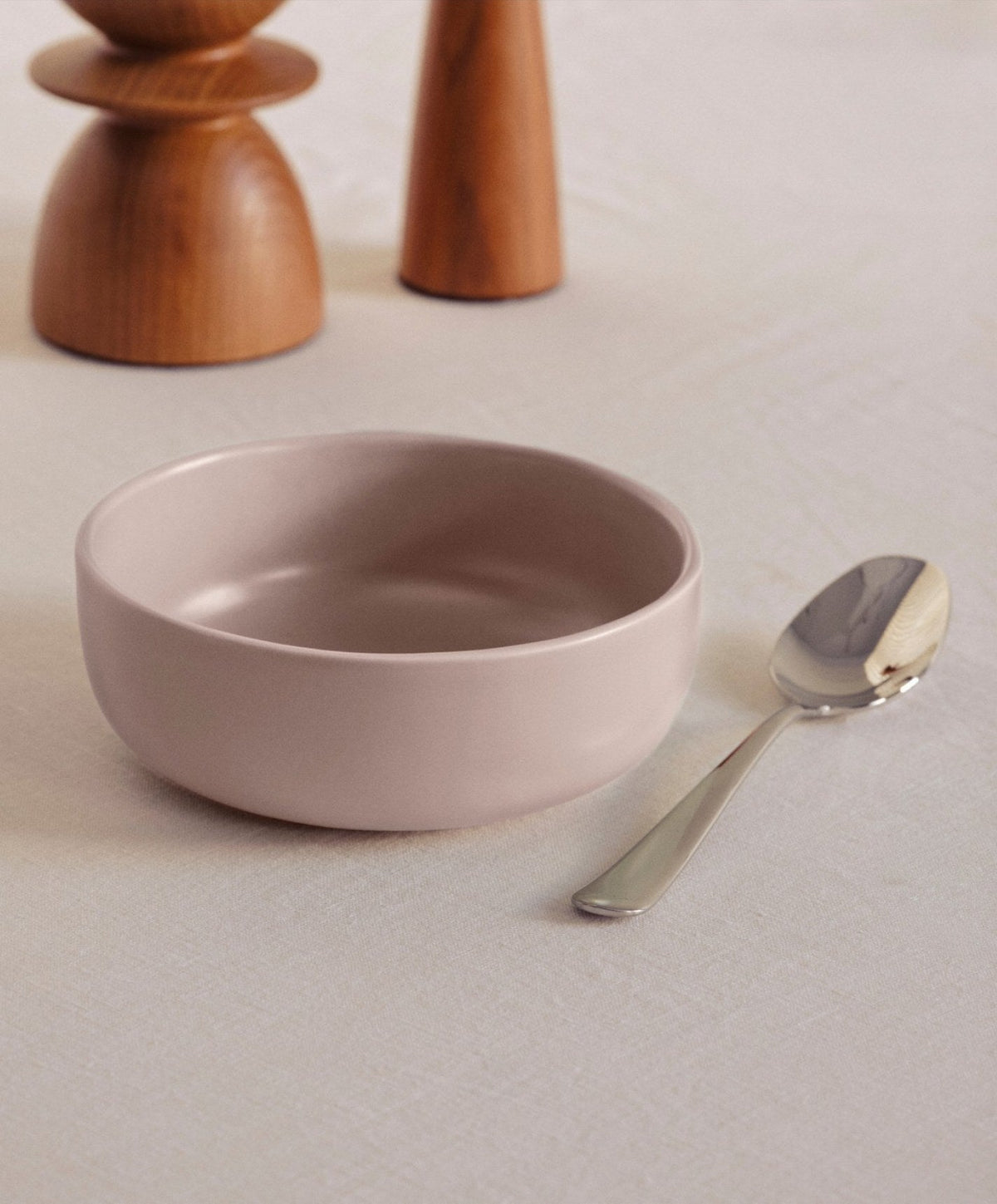 Cereal Bowls by Fable Home, shown in Blush Pink.