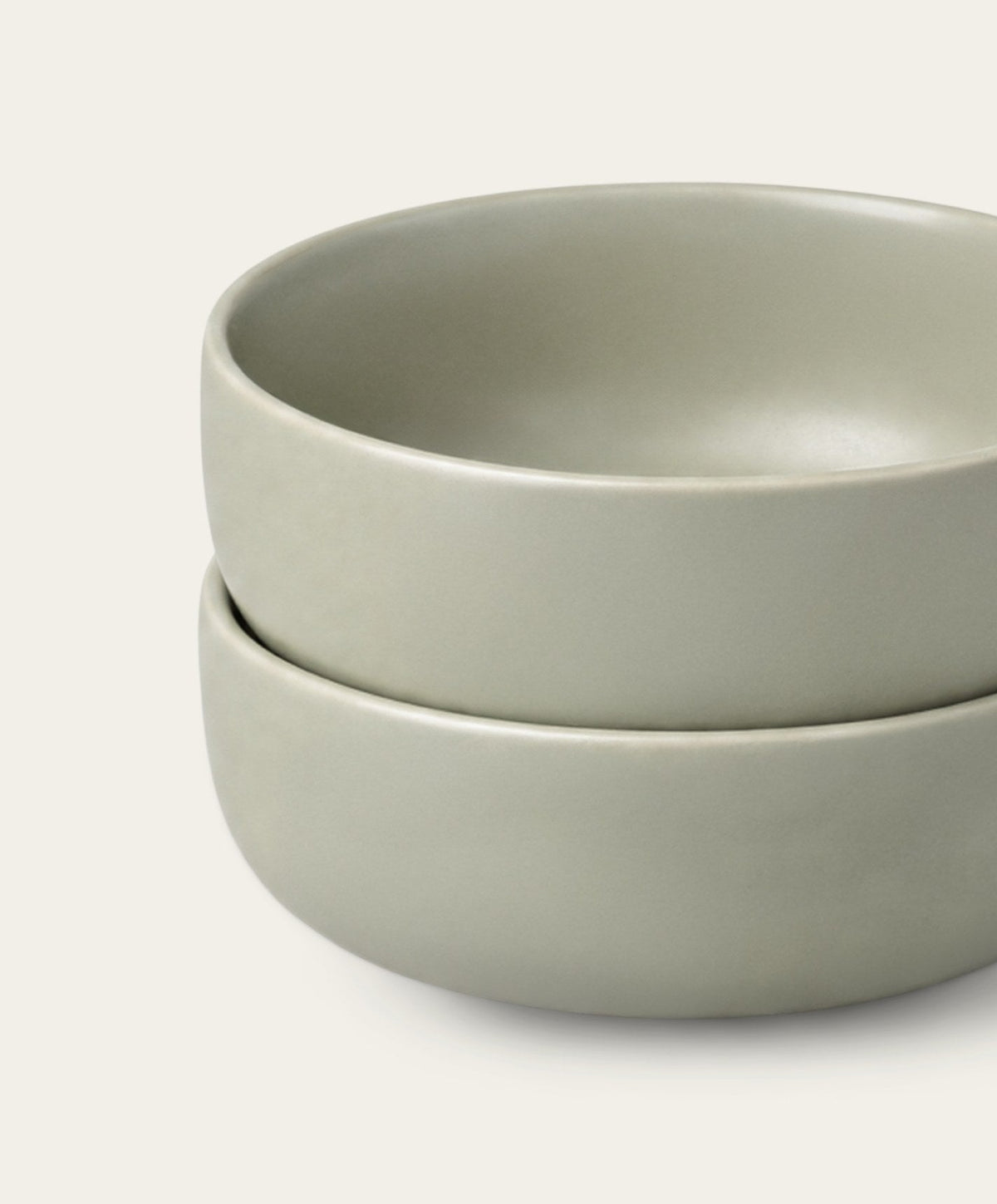 Cereal Bowls by Fable Home, shown in Beachgrass Green.