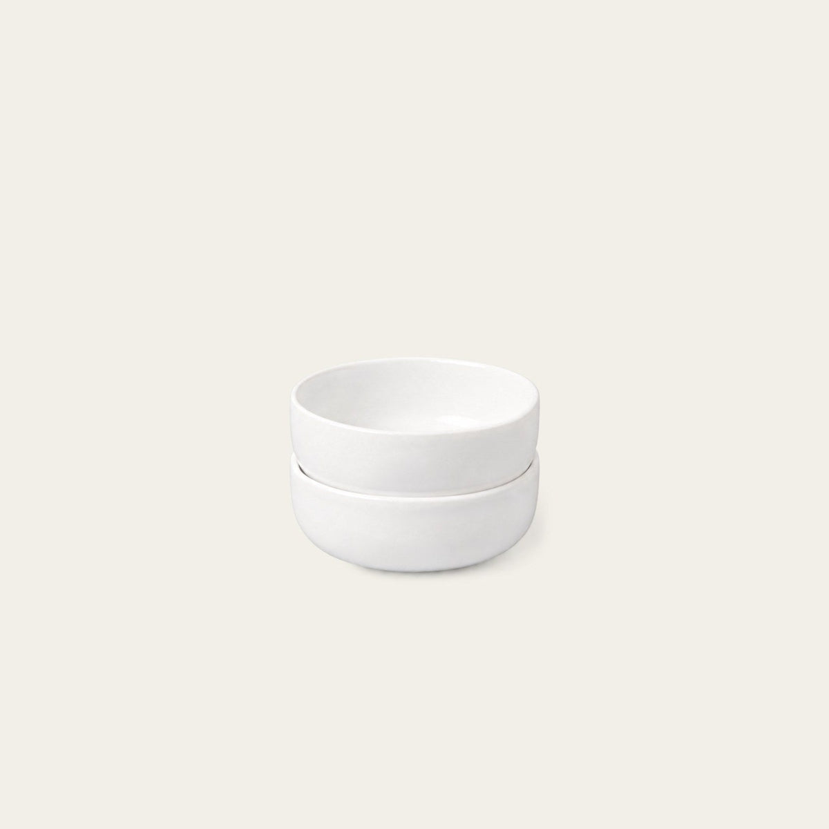 Cereal Bowls by Fable Home, shown in Pearl White.