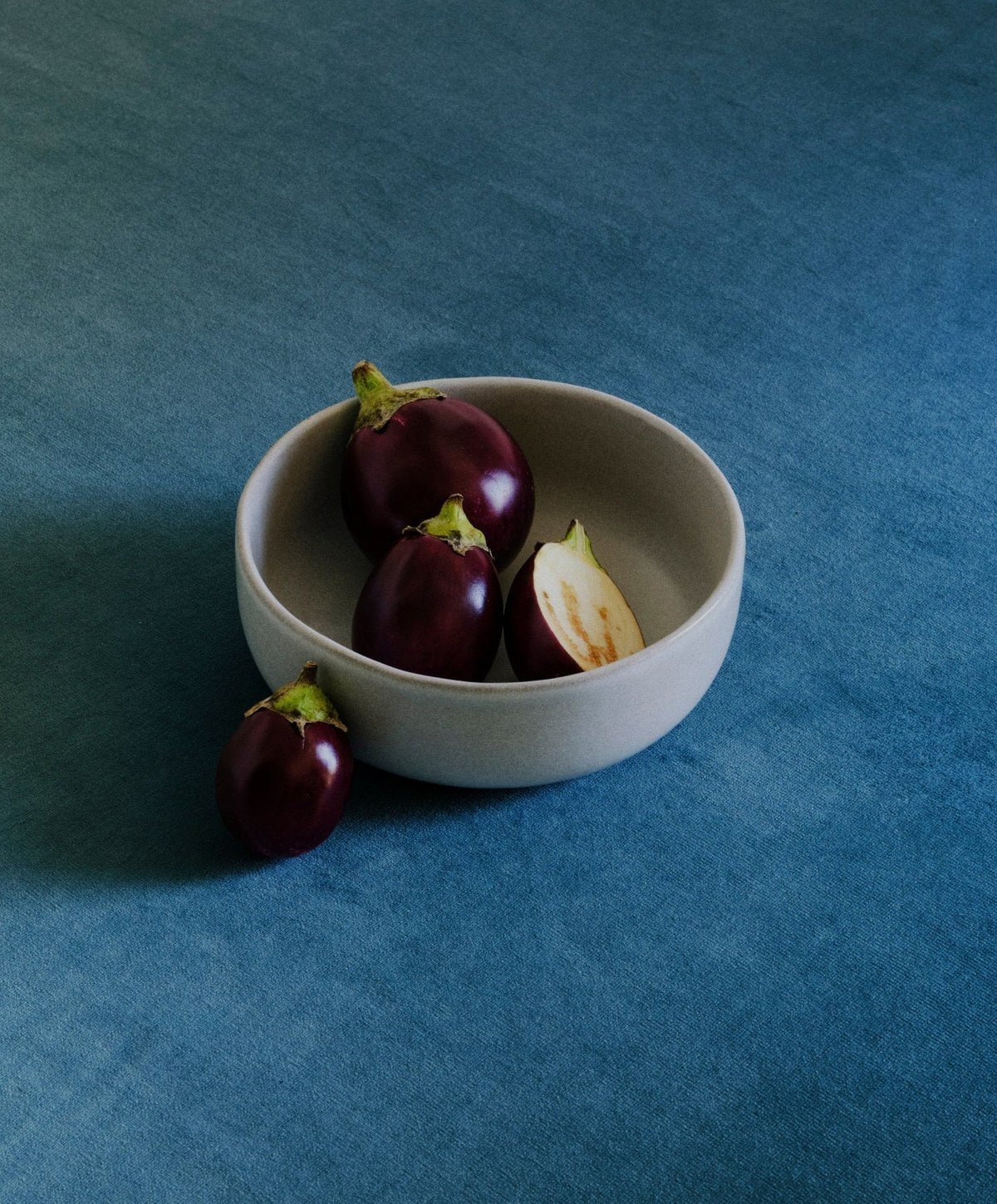 Cereal Bowls by Fable Home, shown in Stone Blue.