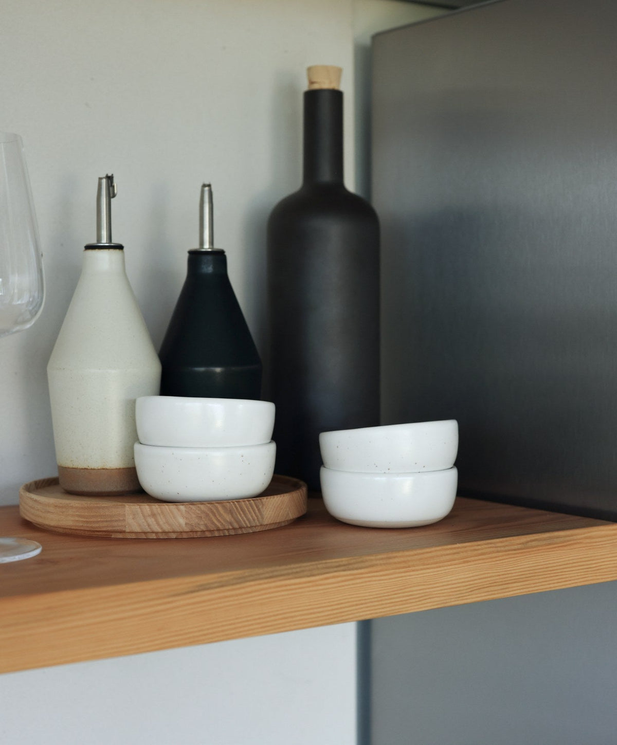 Cereal Bowls by Fable Home, shown in Stone Blue.