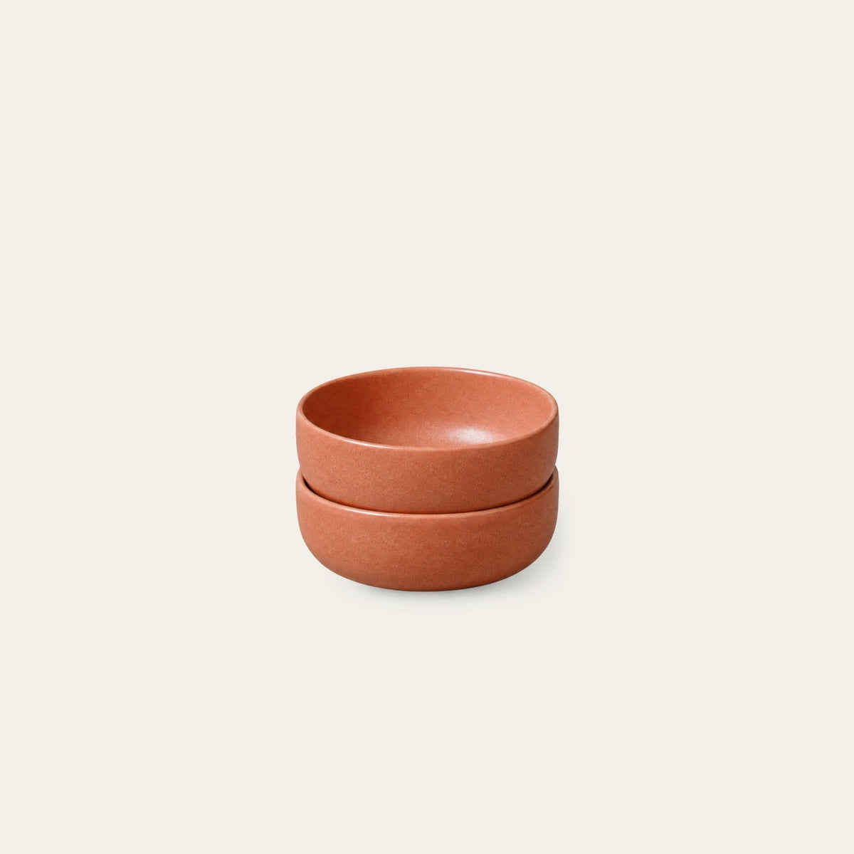 Cereal Bowls by Fable Home, shown in Canyon Clay.
