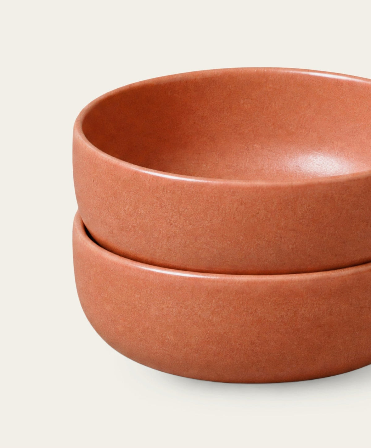 Cereal Bowls by Fable Home, shown in Canyon Clay.