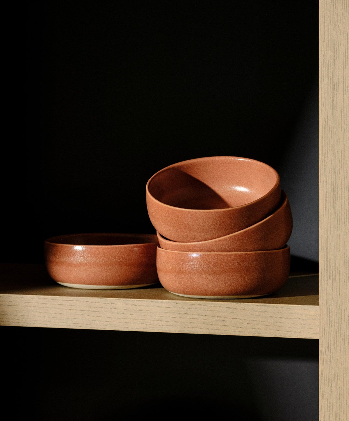 Cereal Bowls by Fable Home, shown in Canyon Clay.