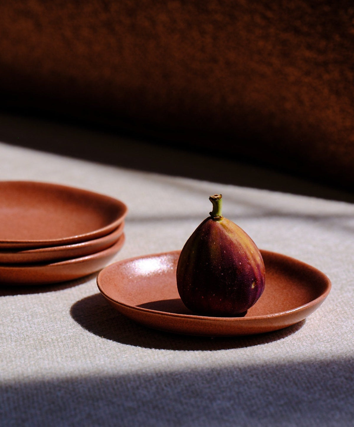 Little Plates by Fable Home, shown in Canyon Clay.