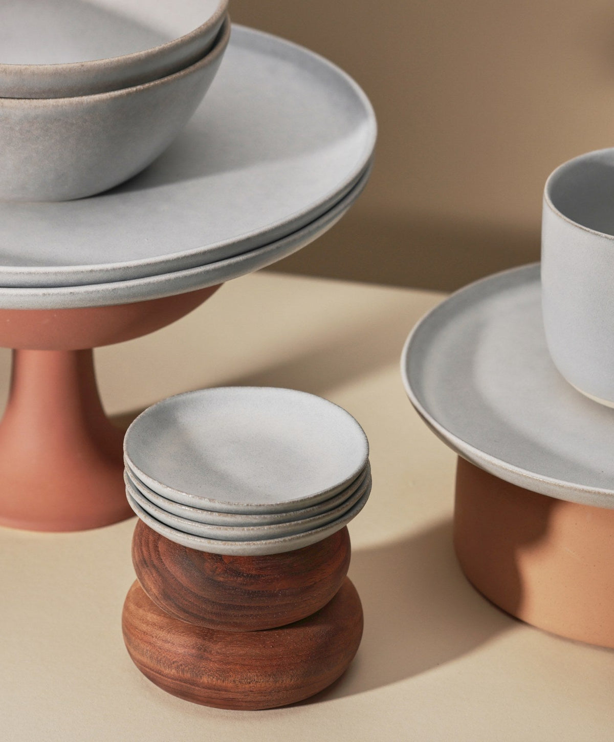 Little Plates by Fable Home, shown in Stone Blue.