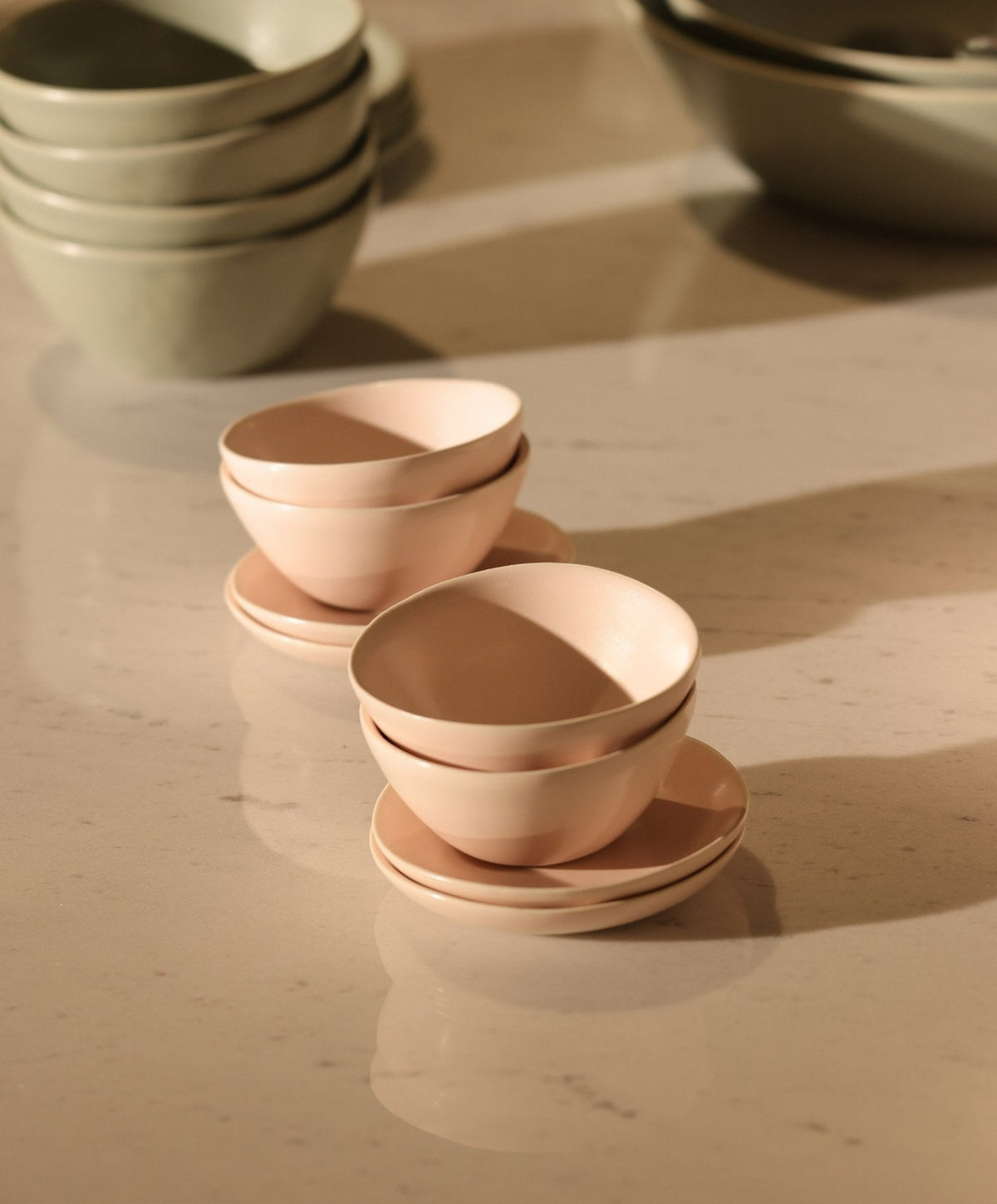Little Plates by Fable Home, shown in Blush Pink.