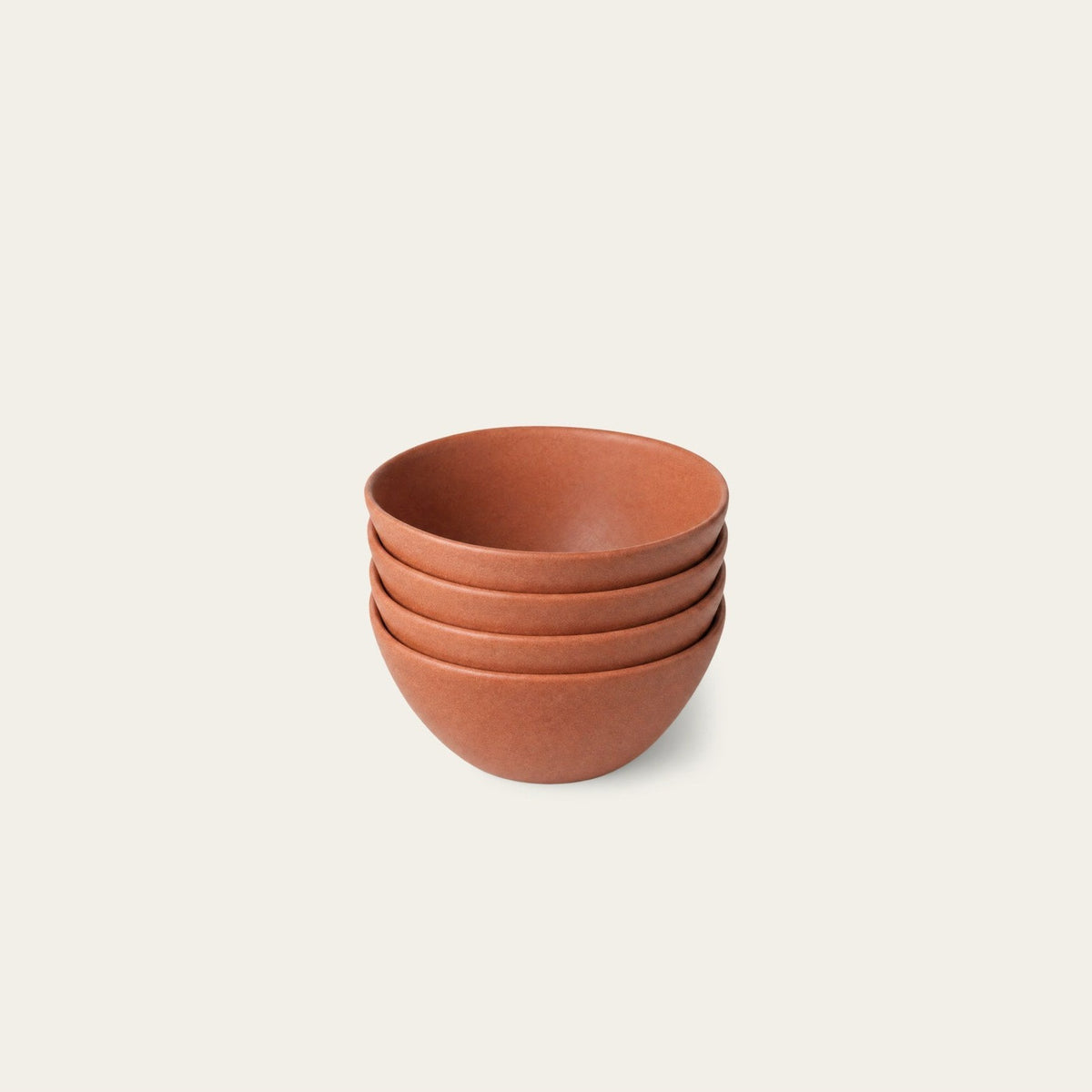 Breakfast Bowls by Fable Home, shown in Canyon Clay.