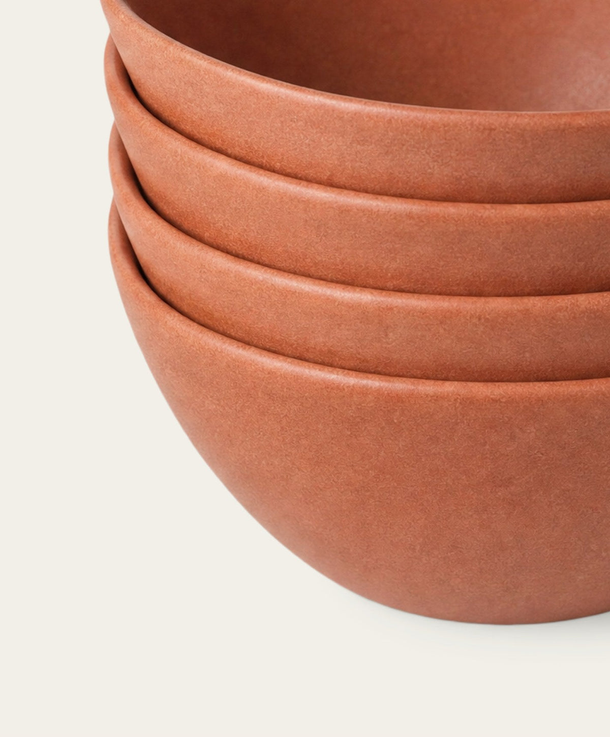 Breakfast Bowls by Fable Home, shown in Canyon Clay.