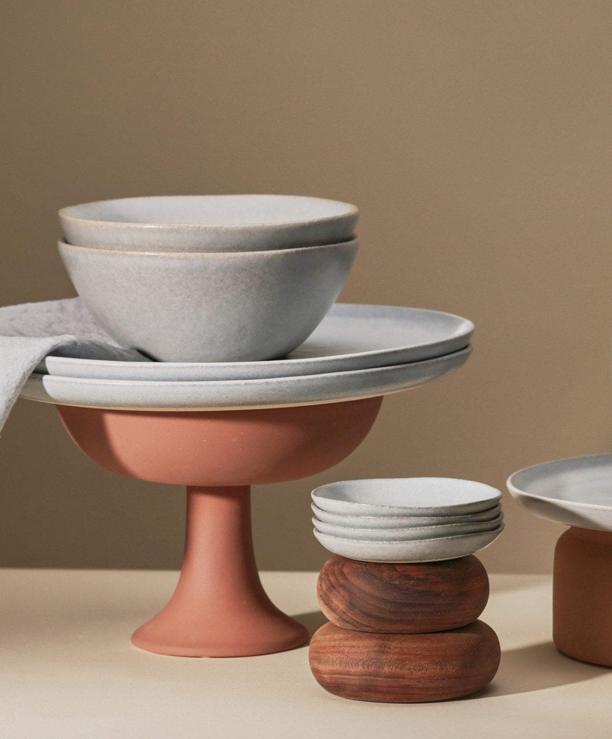 Breakfast Bowls by Fable Home, shown in Stone Blue.