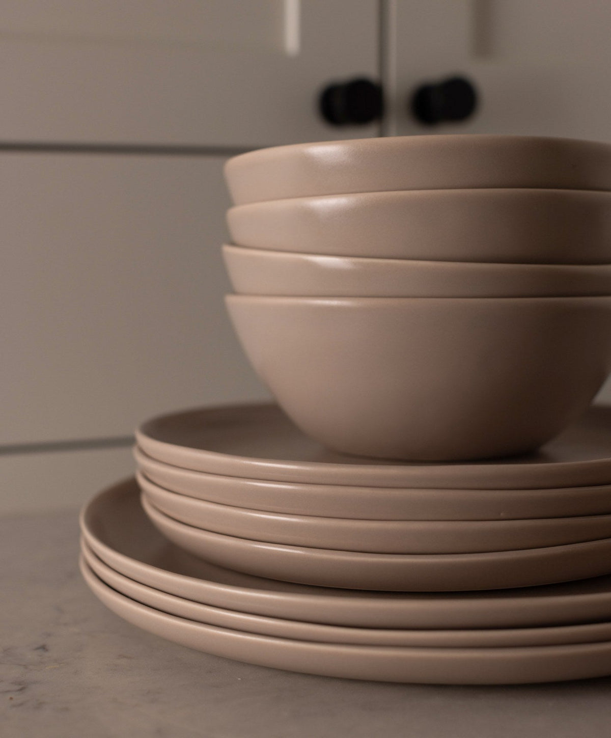 Breakfast Bowls by Fable Home, shown in Desert Taupe.