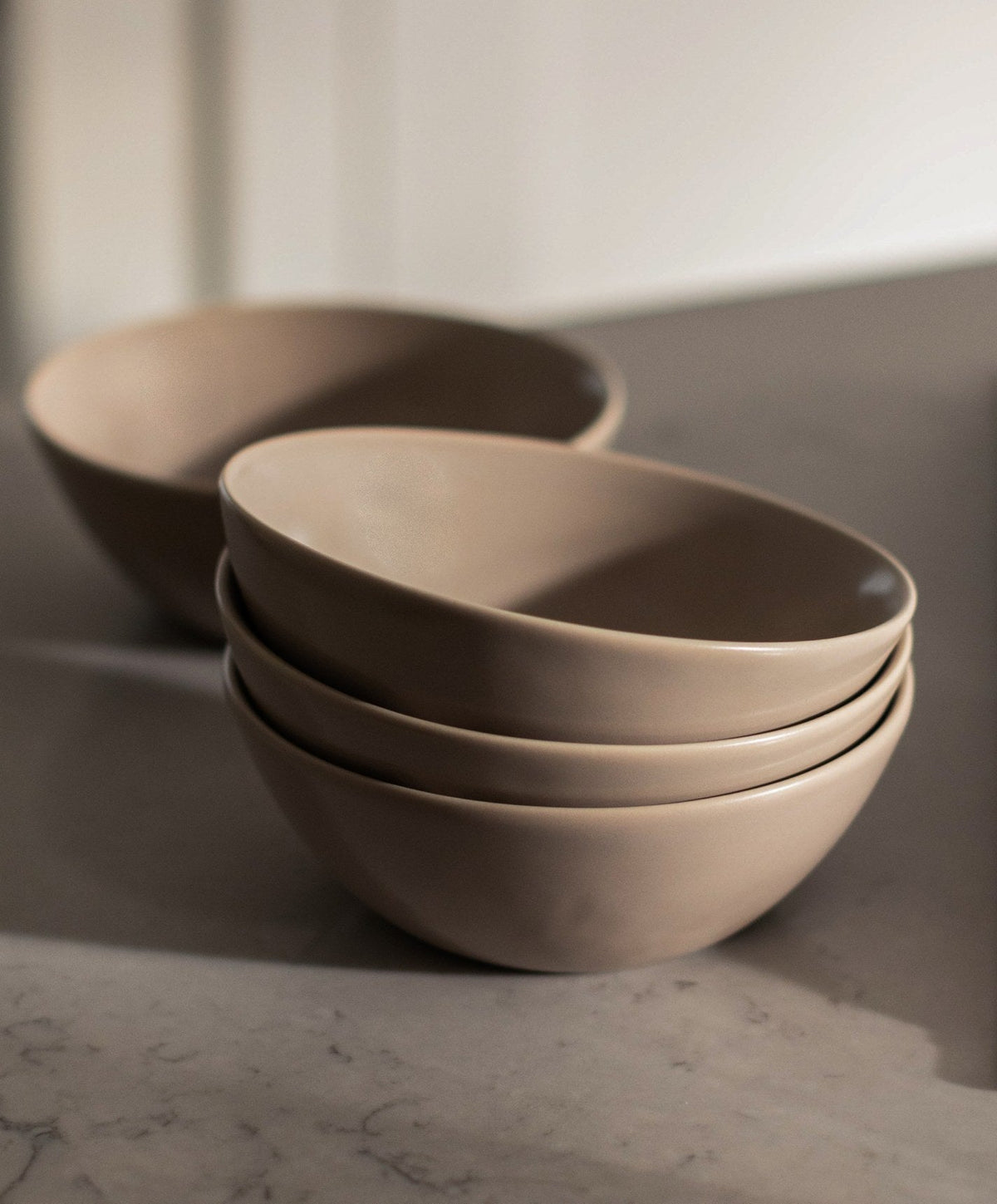 Breakfast Bowls by Fable Home, shown in Desert Taupe.