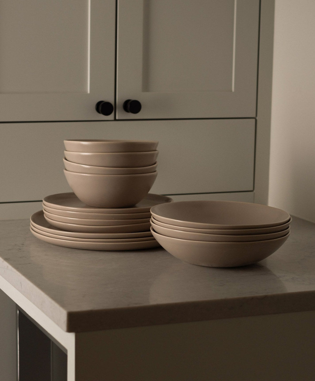 Breakfast Bowls by Fable Home, shown in Desert Taupe.