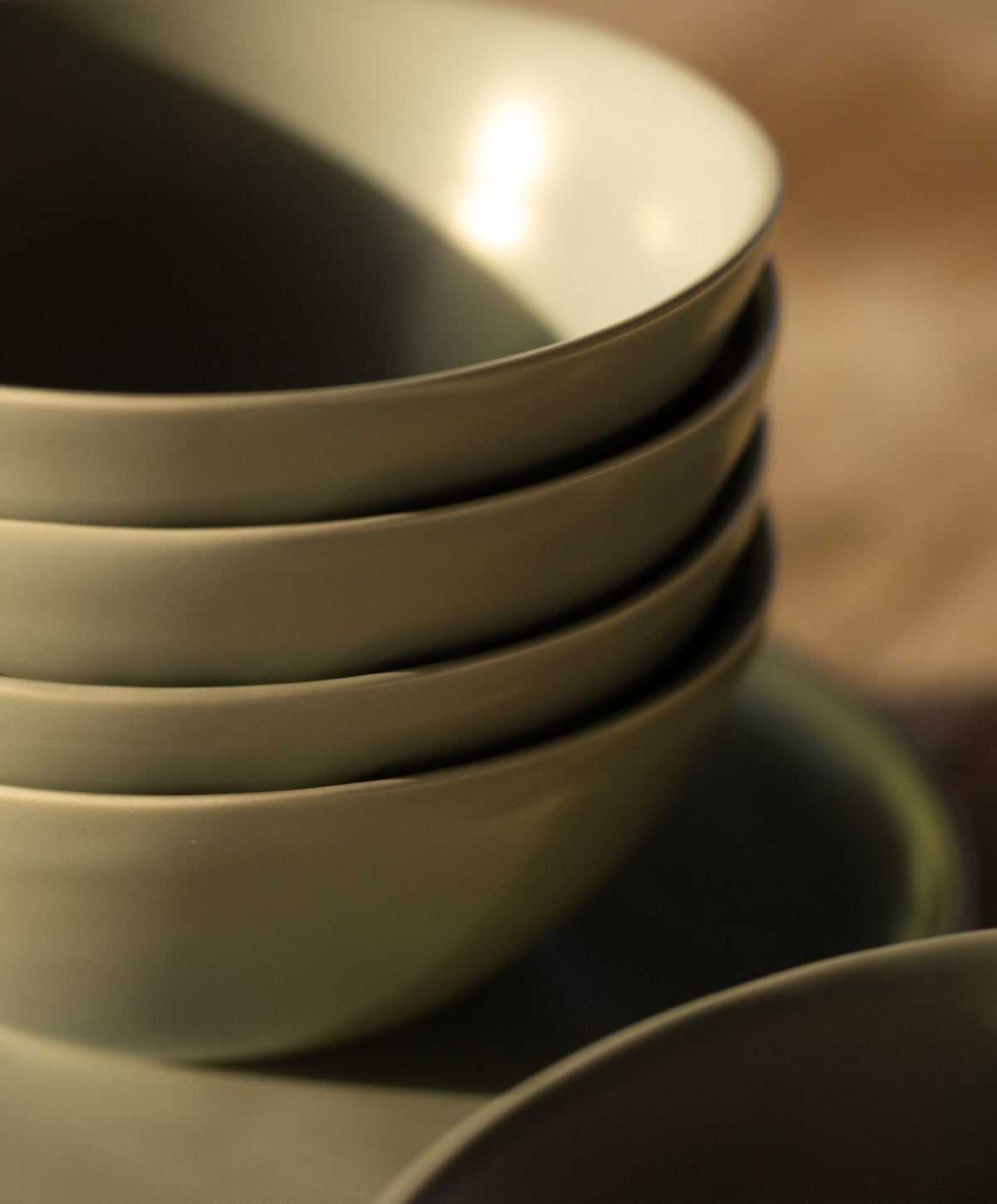 Breakfast Bowls by Fable Home, shown in Beachgrass Green.