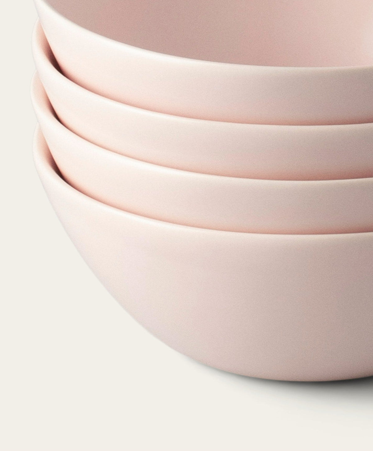 Breakfast Bowls by Fable Home, shown in Blush Pink.