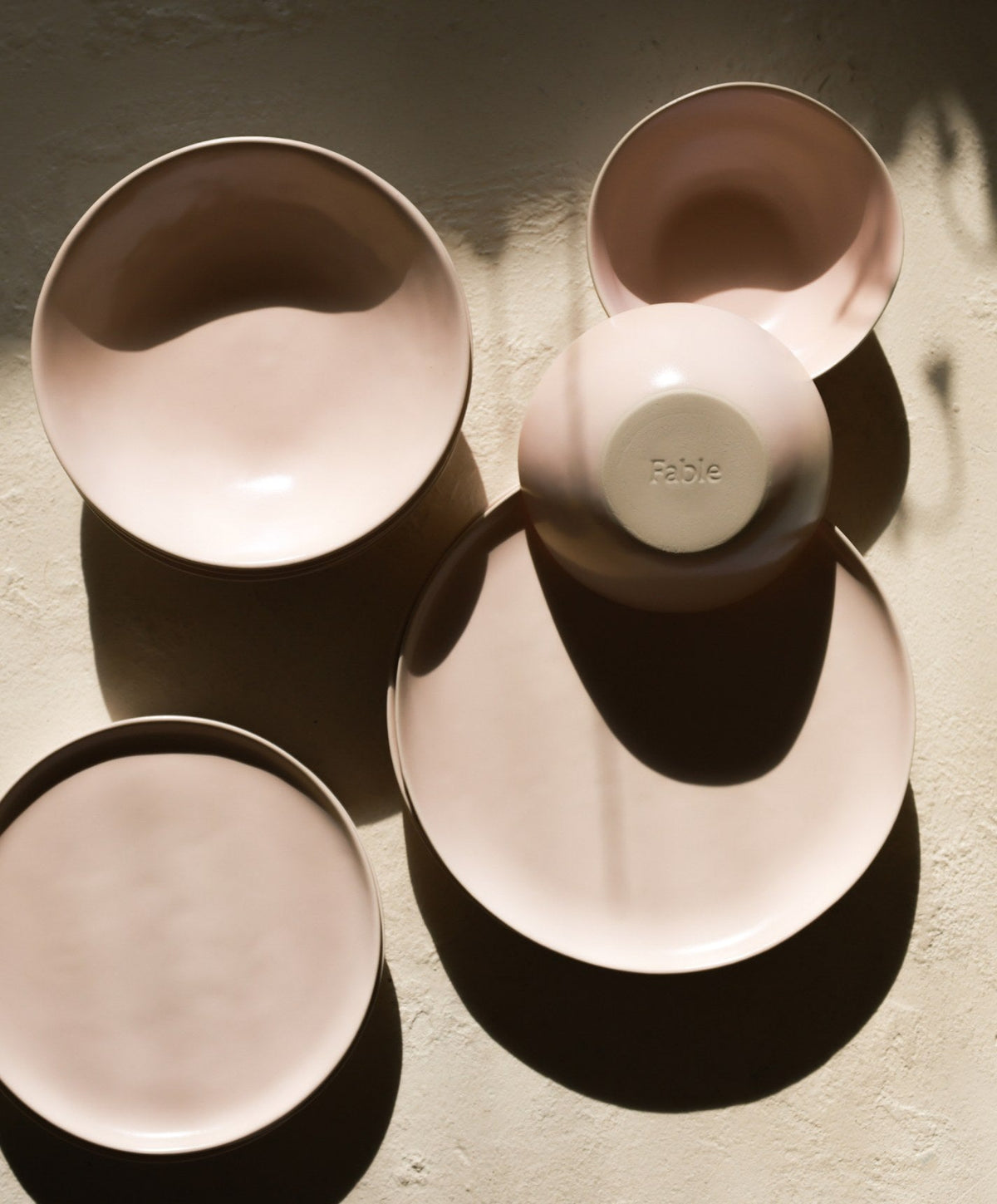 Breakfast Bowls by Fable Home, shown in Blush Pink.
