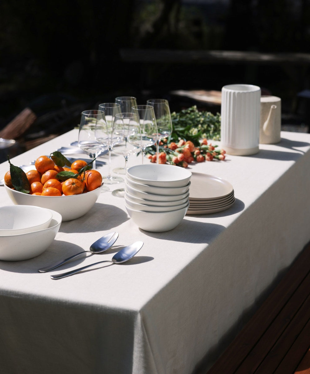 Breakfast Bowls by Fable Home, shown in Speckled White.