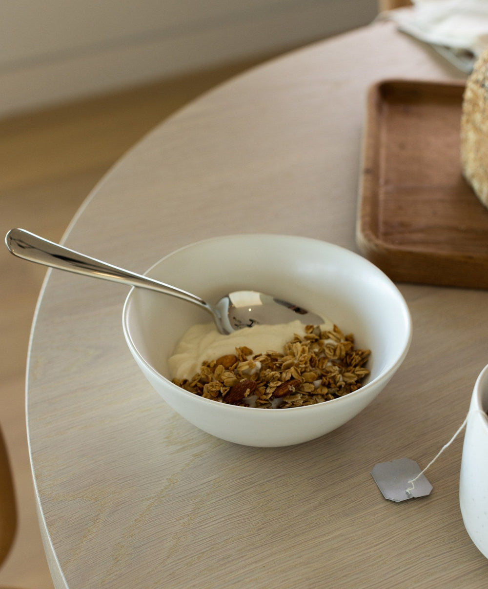 Breakfast Bowls by Fable Home, shown in Speckled White.