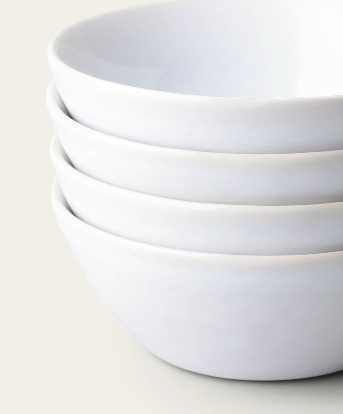 Dessert Bowls by Fable Home, shown in Pearl White.