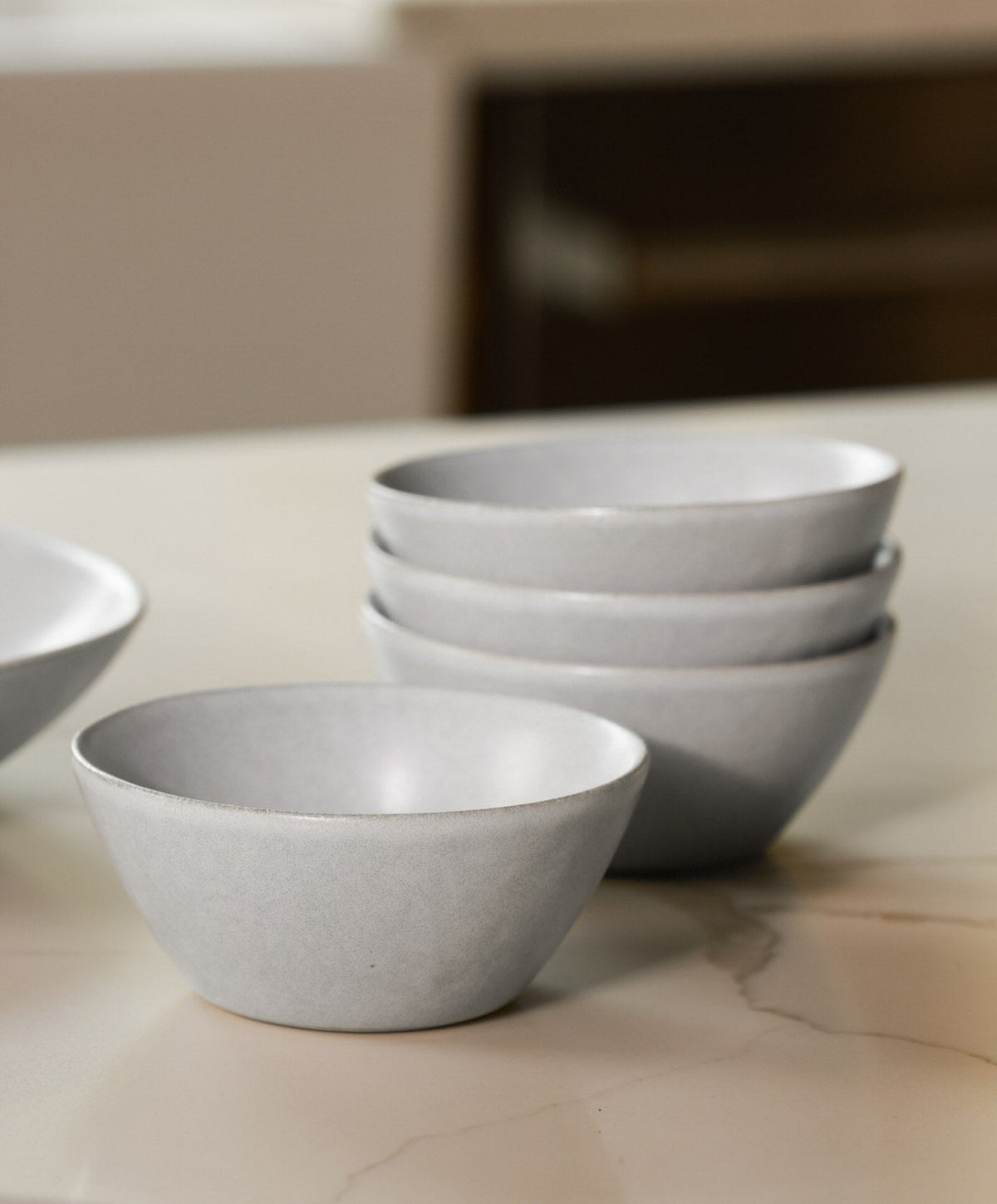 Dessert Bowls by Fable Home, shown in Stone Blue.