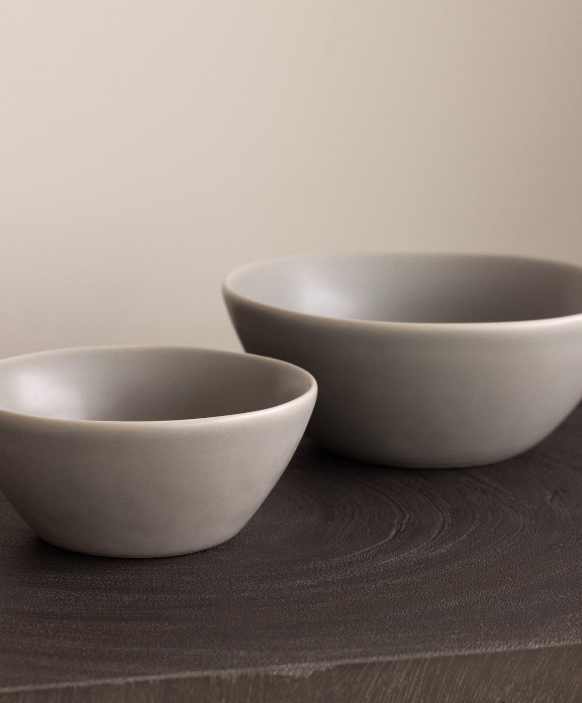 Dessert Bowls by Fable Home, shown in Dove Gray.