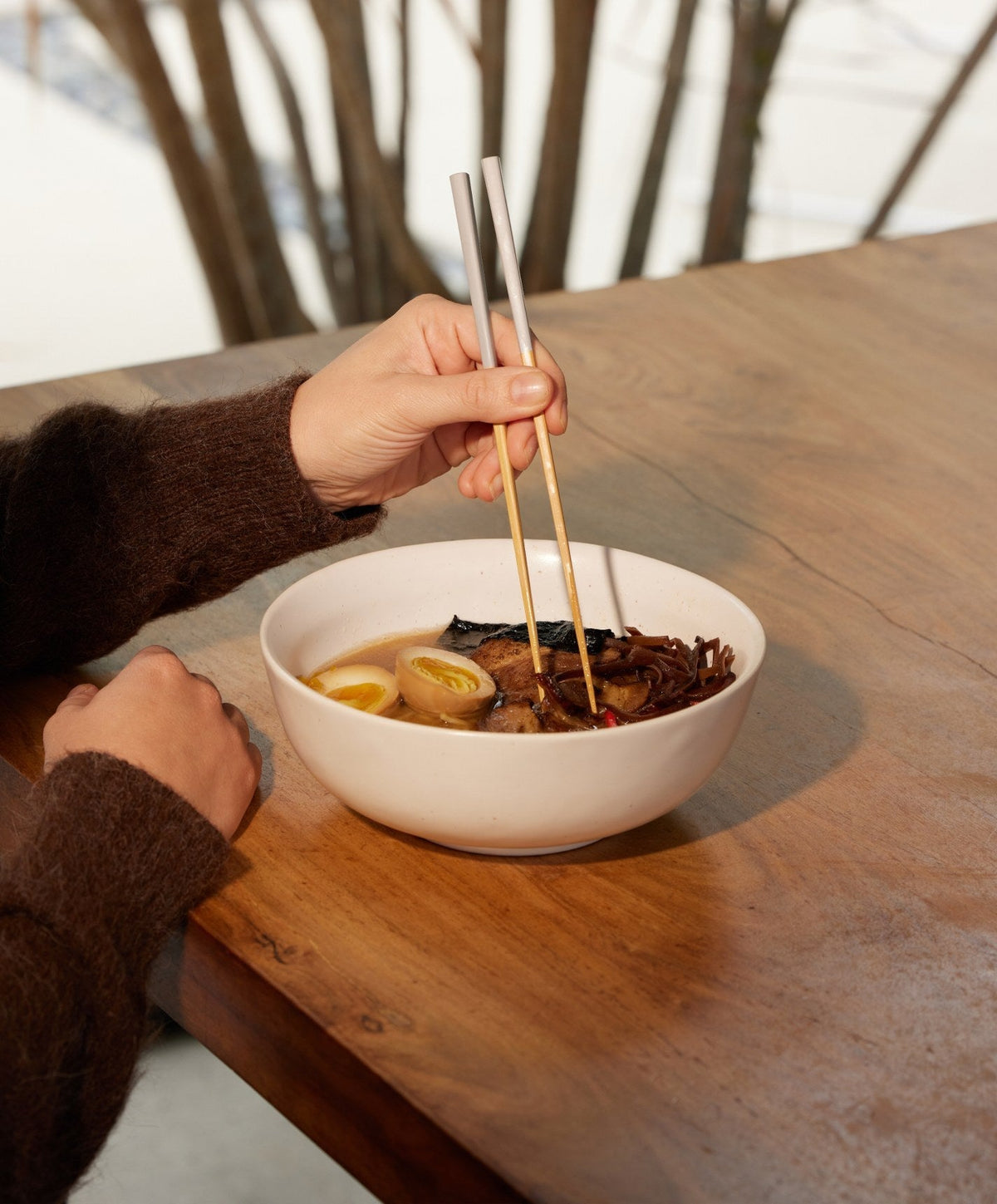 Ramen Bowls by Fable Home, shown in Cloud White.