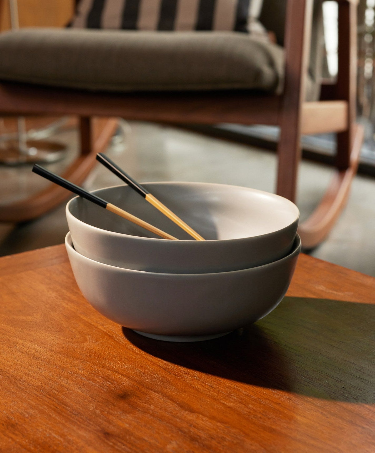 Ramen Bowls by Fable Home, shown in Dove Gray.