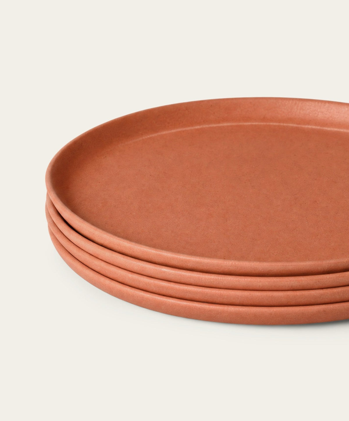 Salad Plates by Fable Home, shown in Canyon Clay.