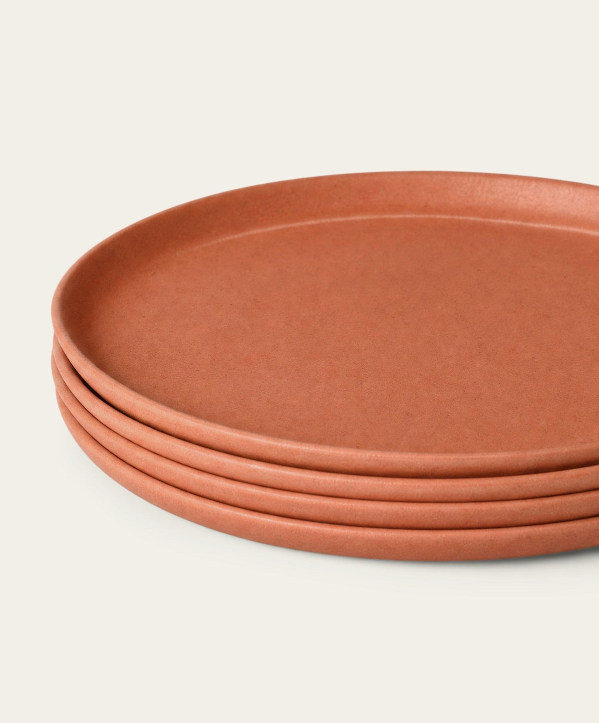 Dinner Plates by Fable Home, shown in Canyon Clay.