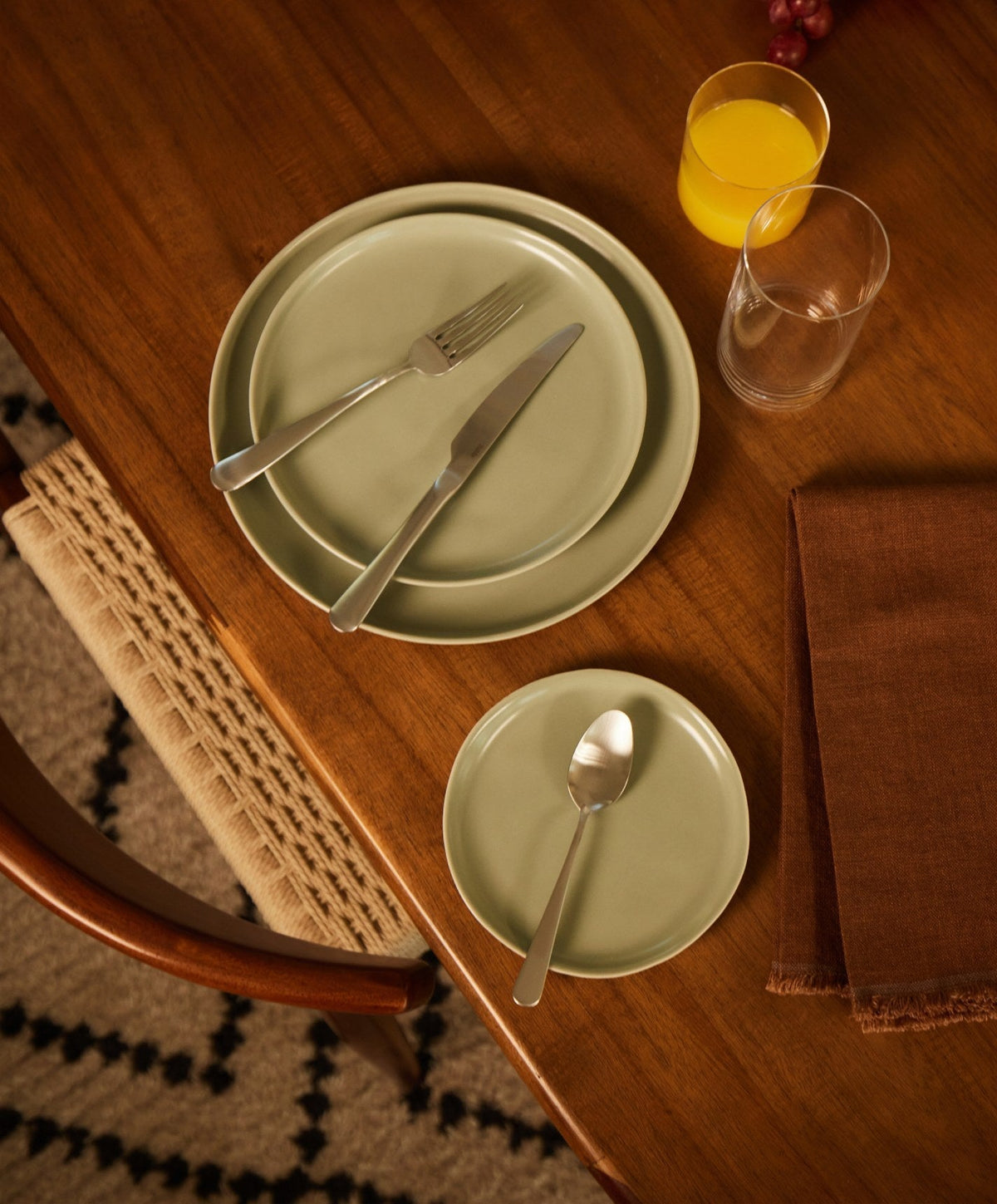 Dinner Plates by Fable Home, shown in Beachgrass Green.