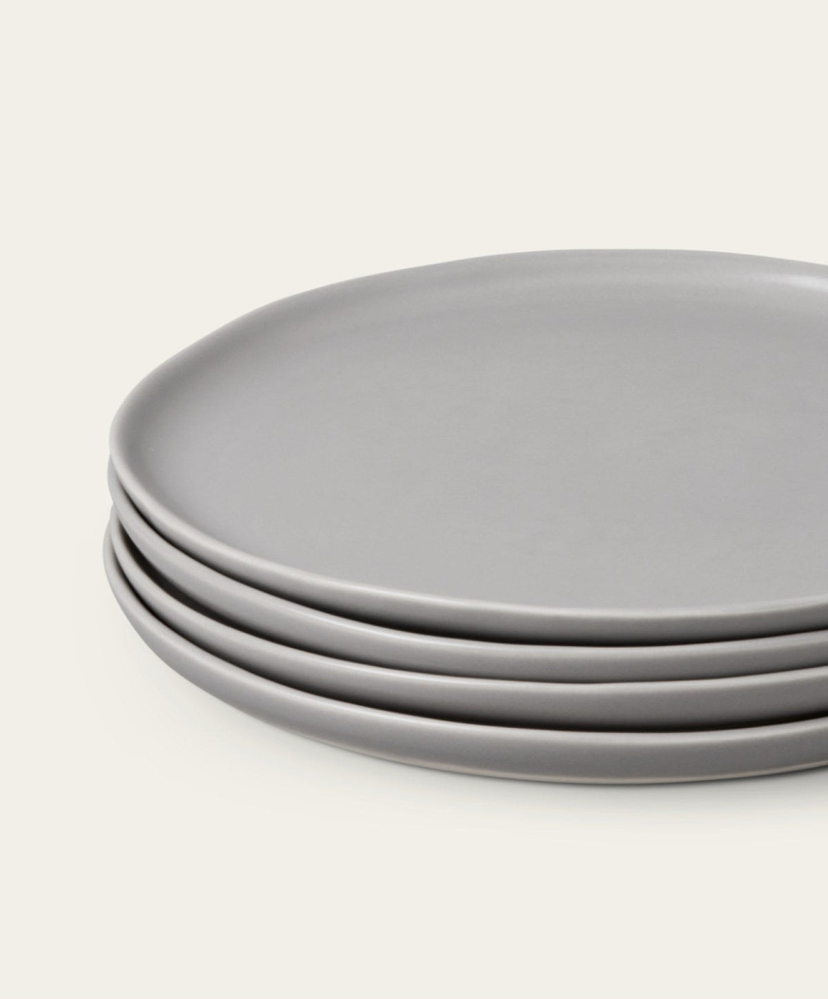 Dinner Plates by Fable Home, shown in Dove Gray.